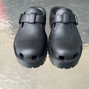 Free People Black Sandals